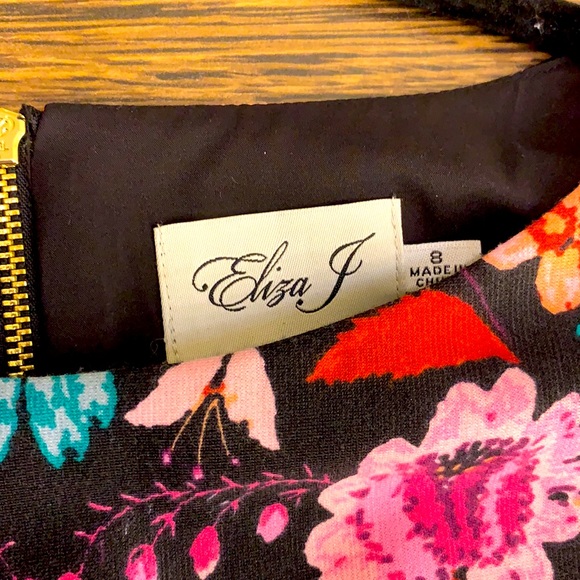 ELIZA J FLORAL MULTICOLORED DRESS - Picture 3 of 6